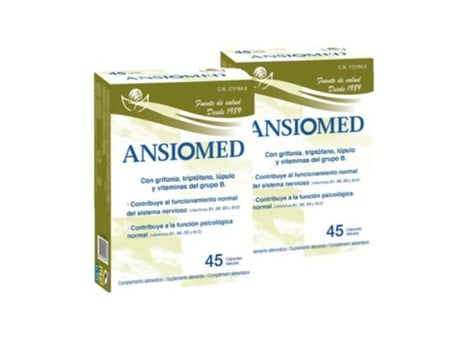 PACK 2X Ansiomed Bioserum, 45 cápsulas