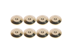 Kit de 8 Pés de Isolamento em Liga de Alumínio 25x5 Mm para Amplificador, Toca discos e Dac, 25x5mm, 5mm AQUAFORGE