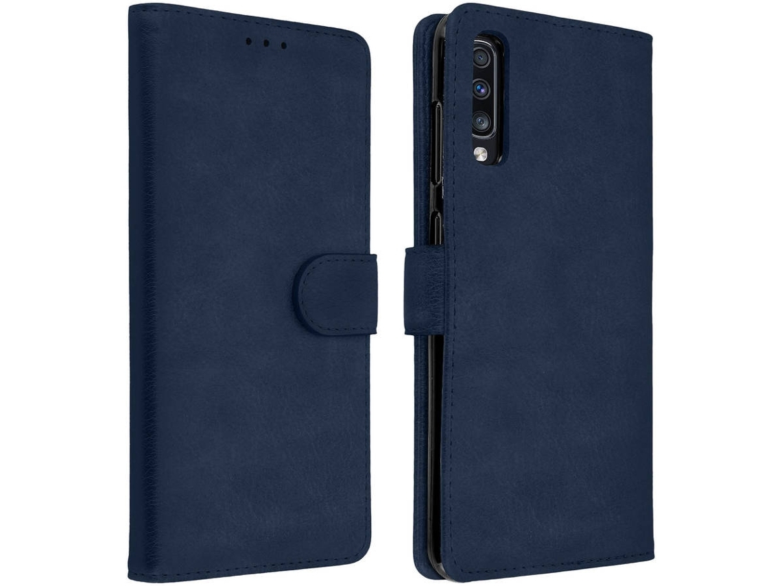 Capa Samsung Galaxy A70 Ushion Wallet Azul