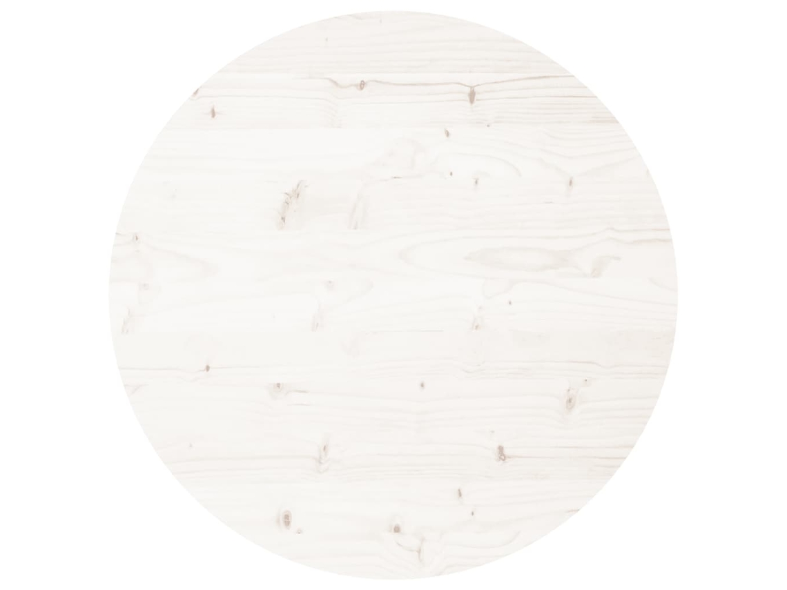 Table Top, Table Tops Vidaxl Branco Madeira De Pinho (60 X 3 Cm)