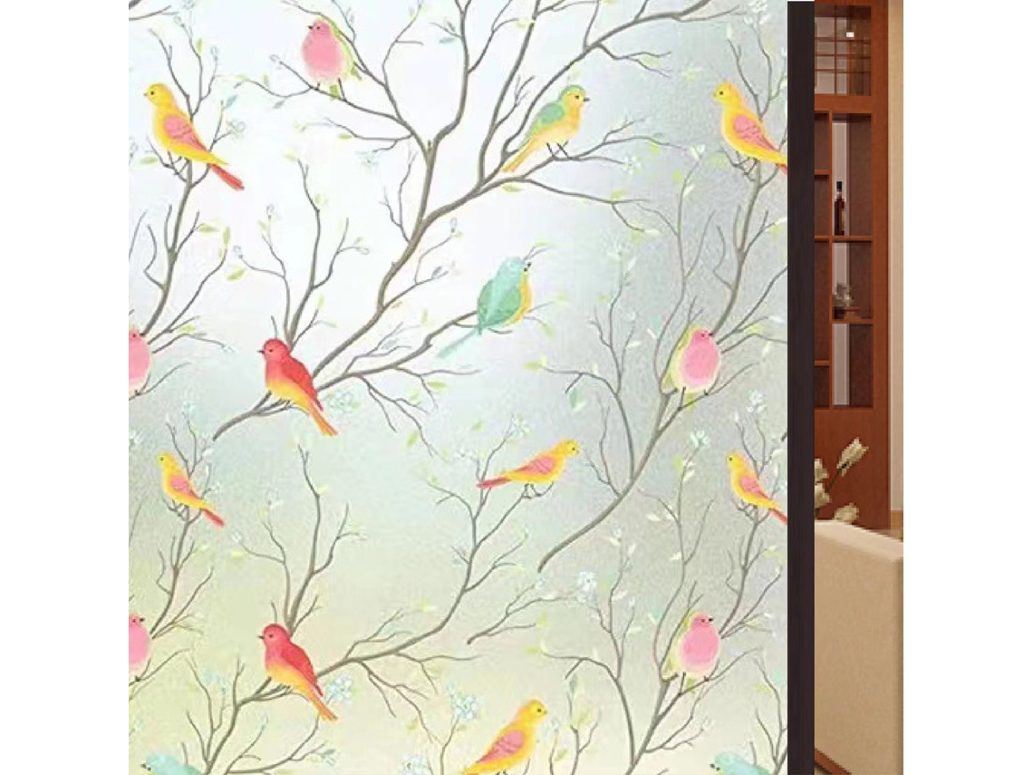 Película para Janelas com Privacidade, Adsorção Electrostática, Protecção Uv e Isolamento Térmico, 45x200cm HEXINYIGJLY