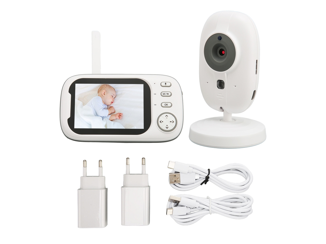 Monitor Bebé Wifi 3.5" Câmera Visão Noturna
