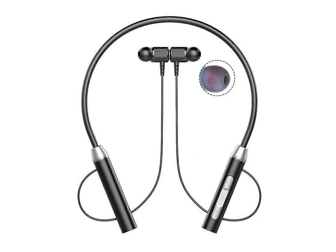 Fone De Ouvido Bluetooth Sem Fio Tipo Pescoço Estéreo Com Redução De Ruído, Universal, Com Plugue Para Fone De Ouvido Esportivo E Microfone, Azul