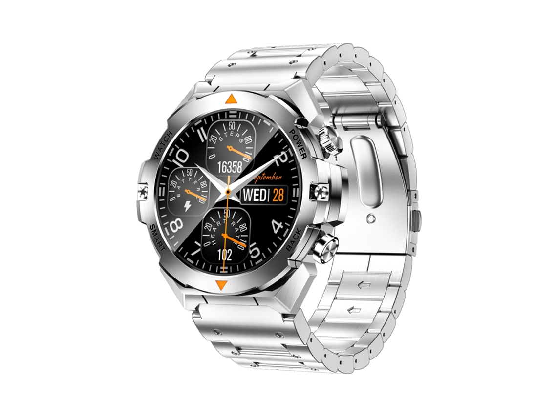 Smartwatch De 1,46" Hd Com Design Robusto, Chamadas Bluetooth E Resistência À Água Ip68 (prateado)