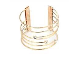 Bracelete Cuff Feminino Estilo Moderno Material Liga