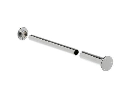Tubo cromado ø25 p/2bandejas mueble bajo