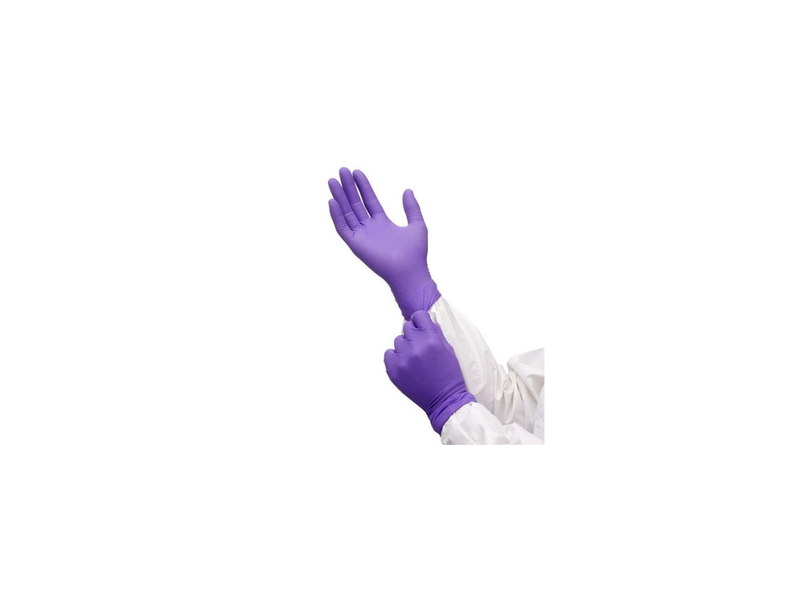 Luva De Nitrilo Kimtech Roxa Tamanho P 100/fp