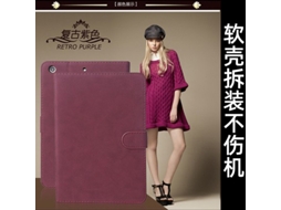 Capa Para Tablet Apple Retro (roxa) [capa Macia Com Bordas Completas] - Ipad 11 (11 Polegadas)