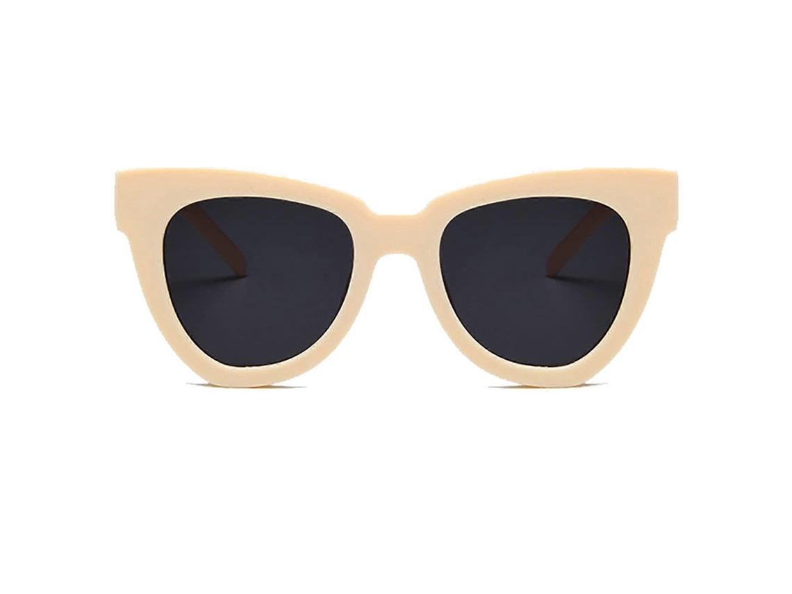Óculos De Sol Feminino Retro Moldura Grande Arame