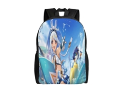 Mochila Genshin Impact F389 Para Estudantes, Leve E Resistente, Impermeável E Com Alça De Ombro Ajustável.