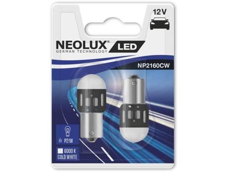 Sinalizador Led Ba15s Branco Frio 12 V Neolux