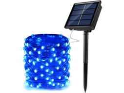 Luminária Solar AQUAFORGE para exterior com iluminação Led para jardim e áreas externas