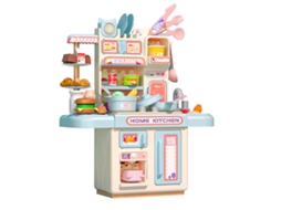 Primerox brinquedo de Balcão de Cozinha Fingida Eletrônico Realista para Crianças com Acessórios