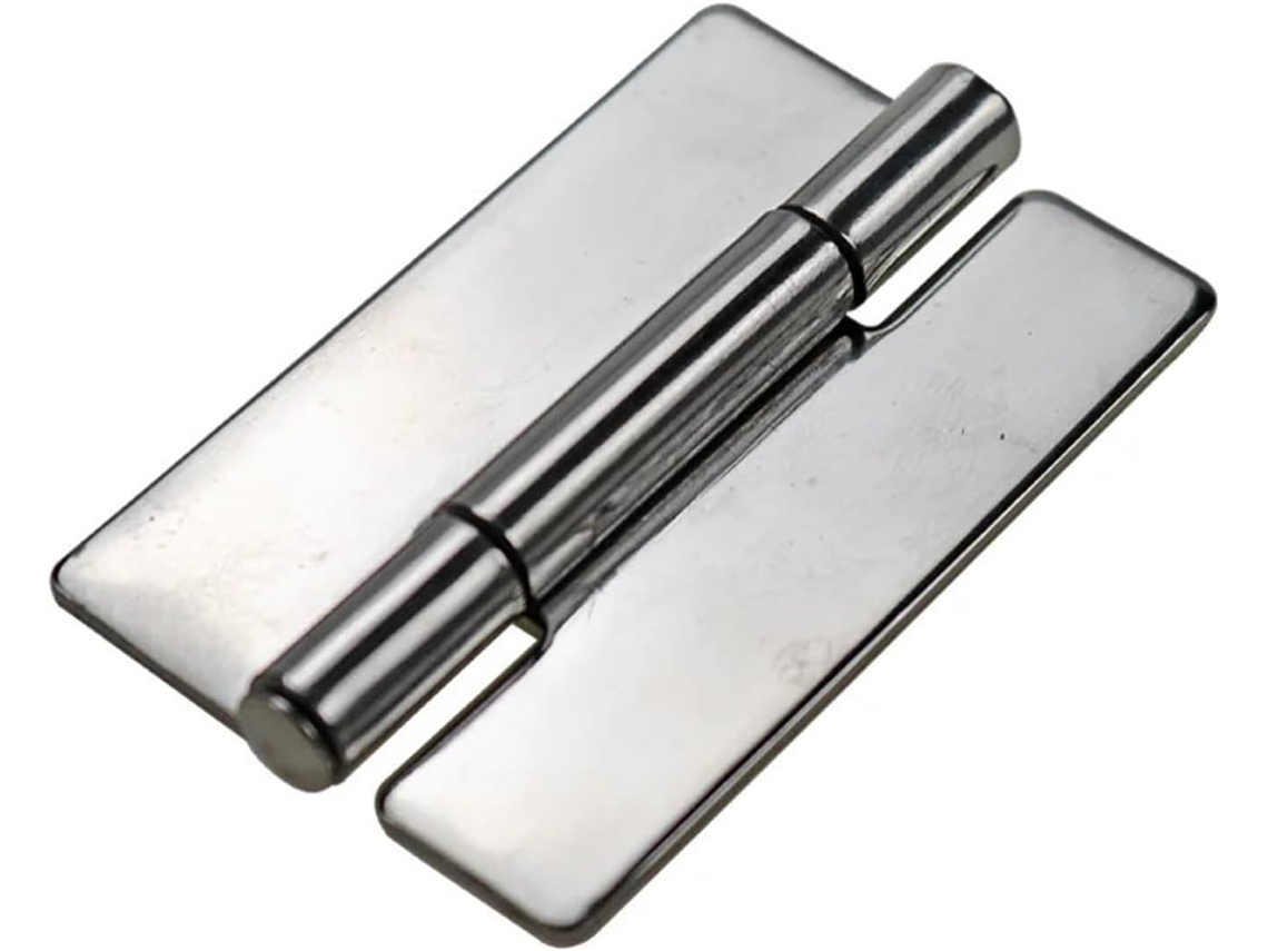 Dobradiça Em Aço Inoxidável 304, 2 Polegadas, Sem Furos, Para Soldagem, 50x 32, Para Armário De Equipamentos Industriais