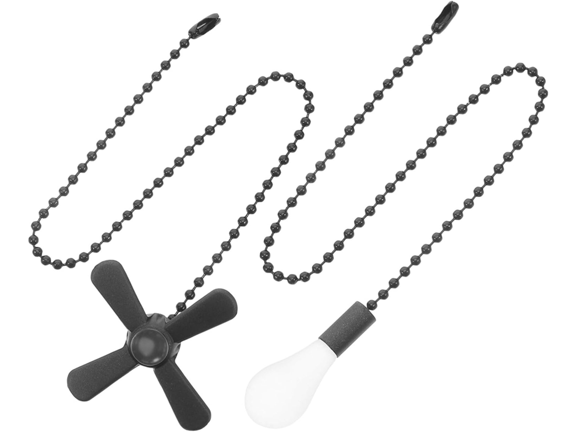 Conjunto De 2 Pingentes Decorativos Em Forma De Corrente