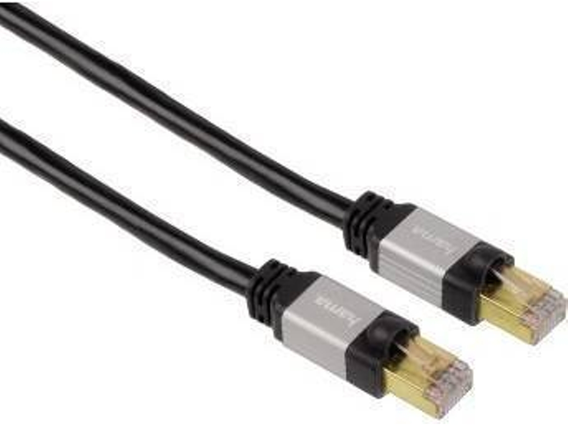 Cabo de Rede HAMA (RJ45 - 1.5 m - Preto)