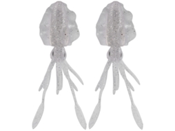 Lure For Boat Fishing Trolling Squid Octopus, Sea Fishing Boat Lure Trolling Squid Bait Octopus, Sold In Pairs, Large Size, Transparent Color