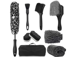 Kit para Limpeza Carro HENTEN HOME Conjunto de 9 Peças