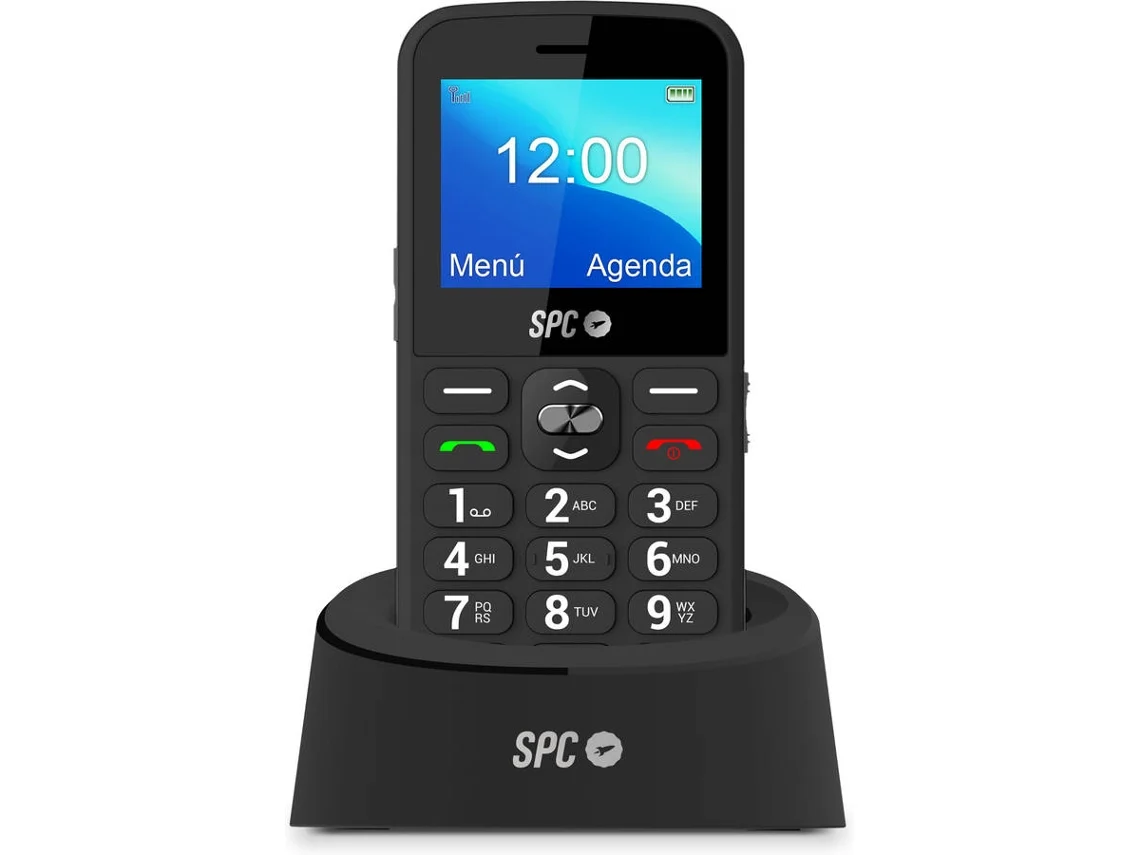 Telemóvel Senior SPC Fortune 2 (2.2'' - 2G - Preto)