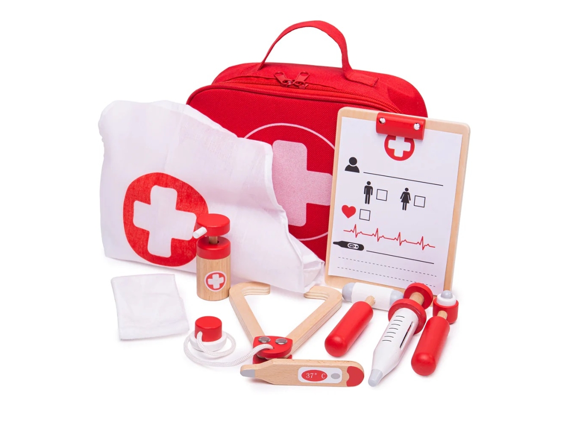 Doctor'S Kit BIGJIGS TOYS (Idade minima recomendada: 3 anos)