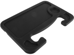 Bandeja Porta-garrafas Para Carro Em Plástico Preto, Dupla Face, Compacta E Portátil.