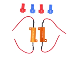 2 Conjuntos De Resistencia De Carga 50w 8ohm Kit De Repuesto Sin Error Para Luces Led Drl