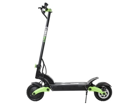 Trotinete Elétrica CYBERBOT Mini Front 500W Preto e Verde