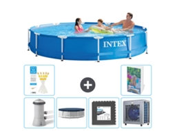 Intex Piscina Com Estrutura Redonda - 366x76 Cm - 7-peças S330