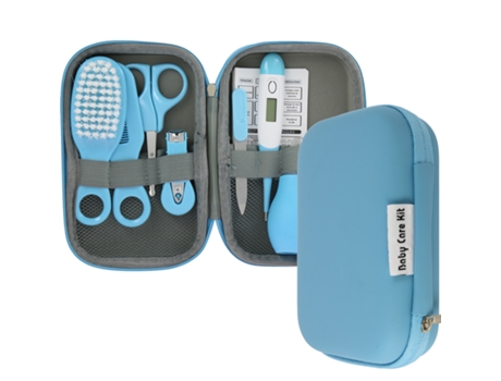 VP SANTÉ Pack de Acessórios Kit de Cuidados para Bebê com 8 Acessórios Azul