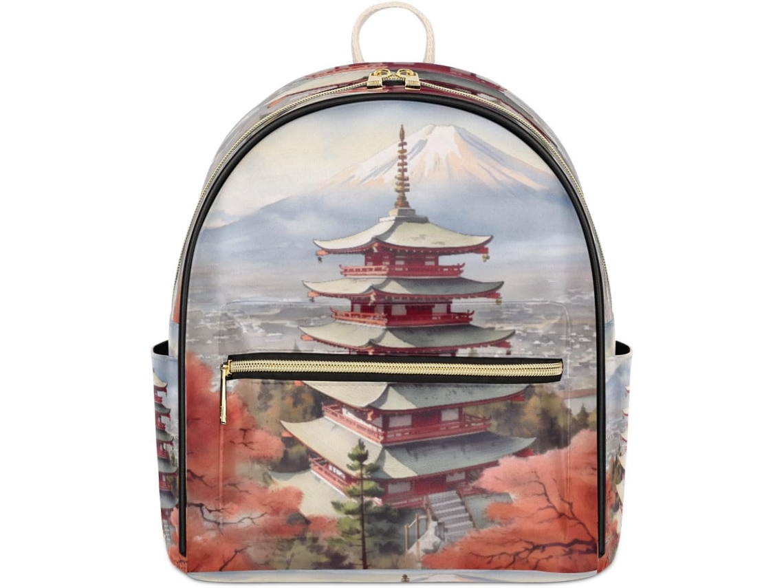 Mochila Paisagem Japonesa Tropicallife (32x15x44cm) impermeável