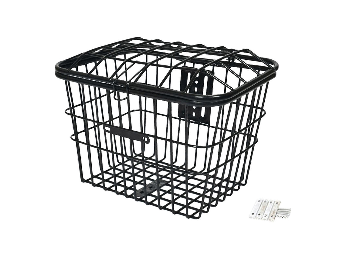 Cesto Traseiro para Bicicleta, para Compras, Piqueniques, Deslocamentos Urbanos e Armazenamento no Guidão AQUAFORGE