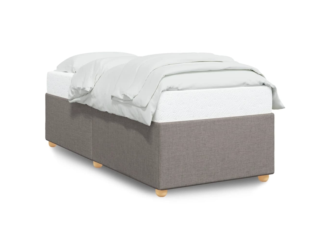 Estrutura de Cama Tecido Cinzento MAISON EXCLUSIVE (90x190 cm)