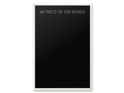 Magnetic Glass Board My Piece Of The World For The Hall Espelharte (40x60 Cm)