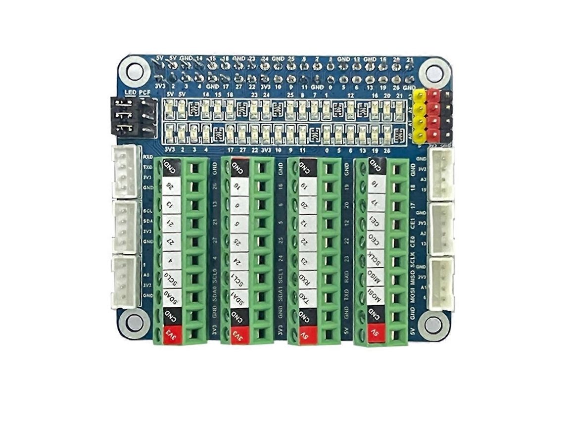 Placa De Expansão Led Gpio Io Test Adc/sensor Starter Board Aquaforge