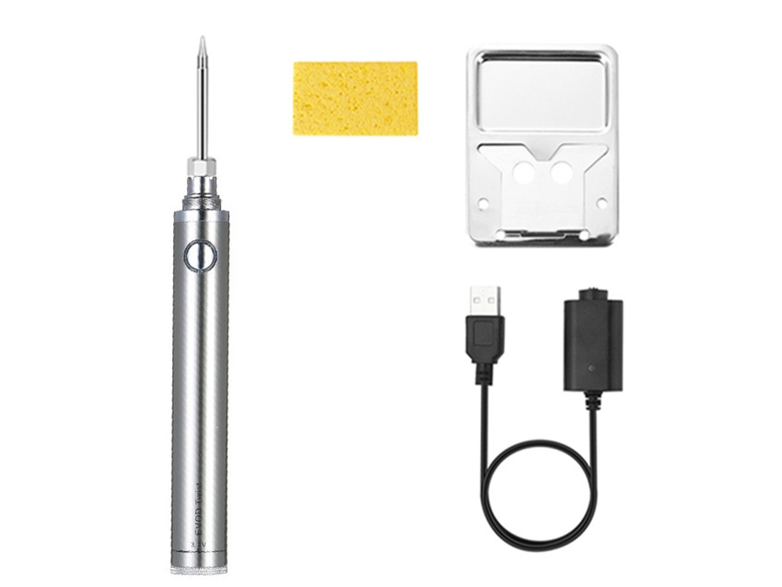 Ferro De Solda Recarregável Usb 5v 15w Brilvibera