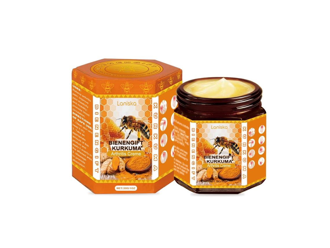 Creme para Alívio de Articulações com Veneno de Abelha e Cúrcuma, Natural e Poderoso LAXISCREED