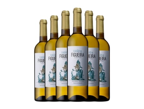 Vinho branco COMPANHIA DAS QUINTAS Barâo de Figueira Siria White Beiras (0.75 L - 6 Unidades)