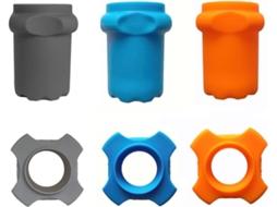 Conjunto De 3 Capas De Borracha Para Microfone Com Anel Anti-rolamento