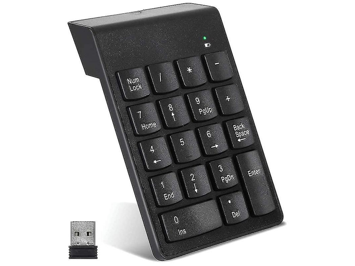 Teclado Numérico Sem Fio De 18 Teclas Everley891