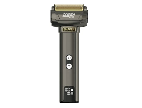 Máquina De Barbear Elétrica Green Lyca G 1588 3d Flutuante Duas Lâminas Usb Recarregável 90 Minutos De Uso Com Painel Digital Paprika Shop