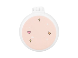 Peine Plegable Portátil Com Padrão De Cartoon Cute Cavalo Roxo Peine De Massagem Com Espelho