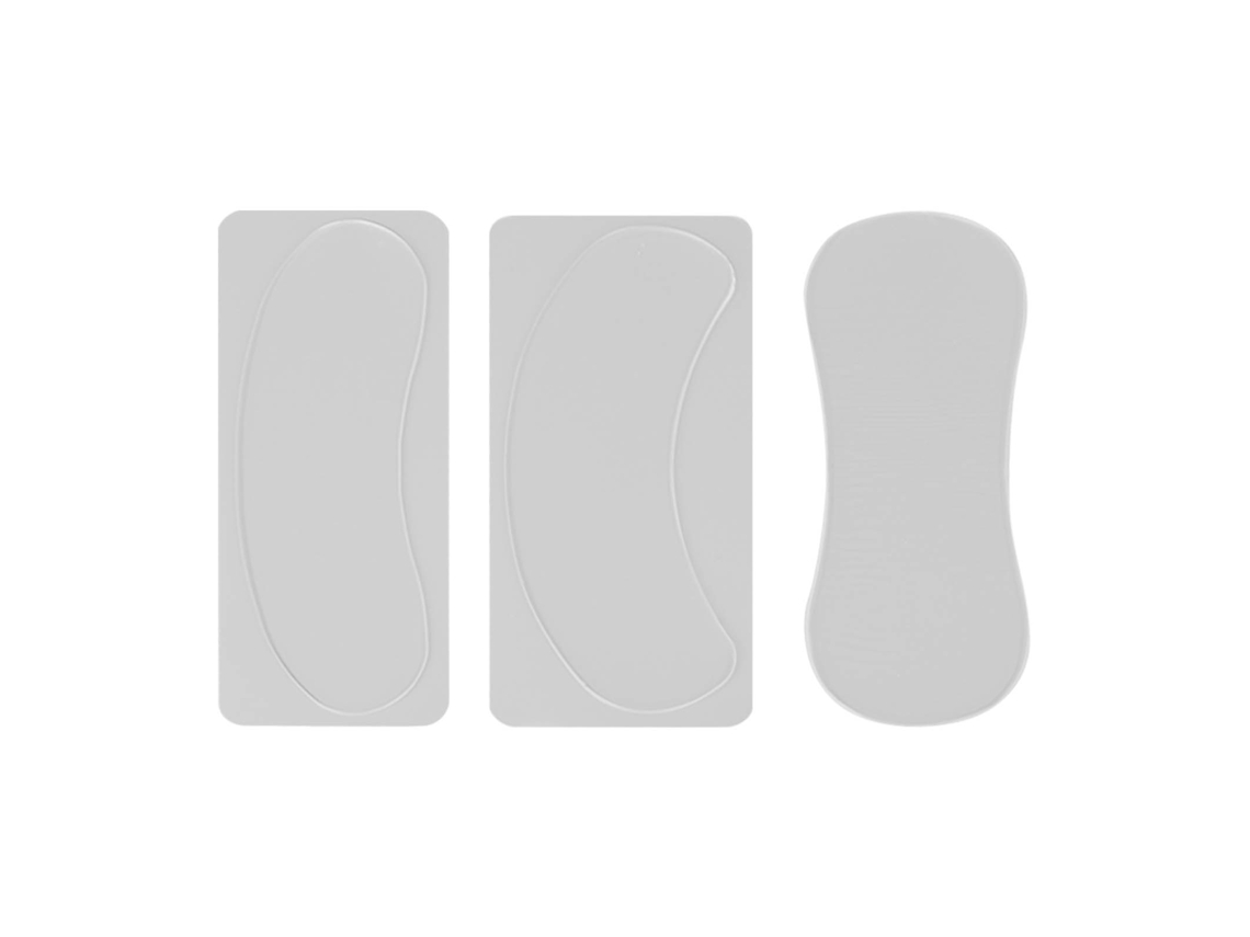 Almofadas de silicone reutilizáveis para rugas no pescoço para cuidados com a pele.