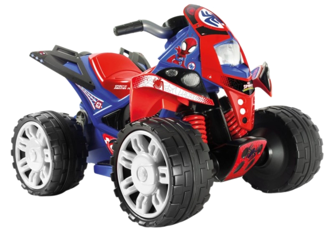 Quad INJUSA The Beast Spiderman 12V Azul (Idade Mínima: 2 anos - 81 x 60 x 58 cm)