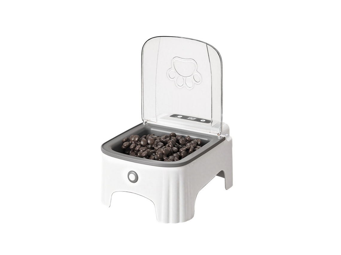 Alimentador Inteligente com Sensores, Controle Automático de Porções Programadas para Alimentos Frescos AQUAFORGE