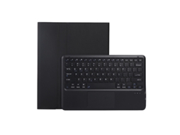 Capa de Teclado Bluetooth para Ipad Air 132024 Teclado Magic com Controlo por Toque ,português, Preto e Preto XIAOMOYU