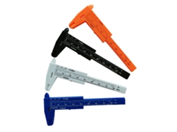 Paquímetro Zerodeko Mini De 80 Mm Em Plástico Laranja Para Relógios E