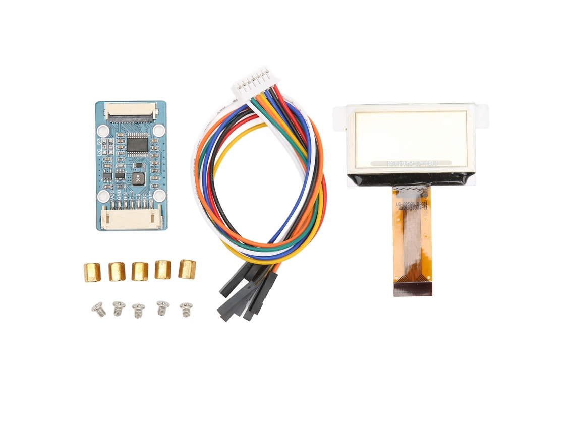 Kit Módulo Tela 1.51 Polegadas Com Display Azul Transparente E Módulo Rgb Para Raspberry Pi, Interface Spi I2c