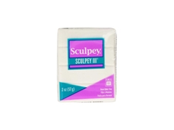 Argila Polimérica Sculpey 57 gGlitter Branco ARTEMIO