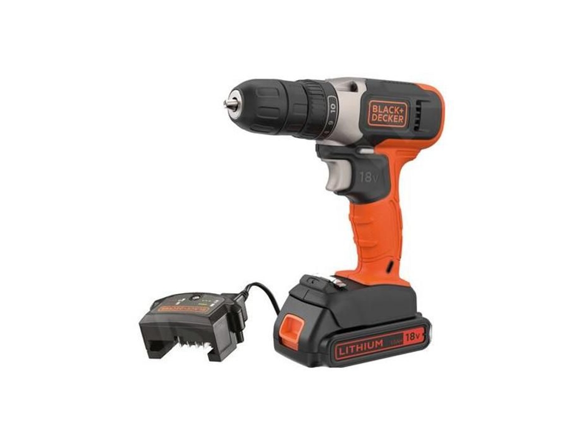 BLACK+DECKER Tools Chave De Fenda Sem Fio De 18 V, 1 Bateria De 1,5 Ah, Carregador Bcd001c1 Qw