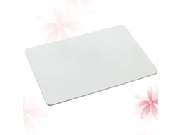 Conjunto de 5 Mini Quadros Brancos Healeved 15x21 Cm para Mesa, Lisos e Fáceis Apagar, Material Sintético Esco